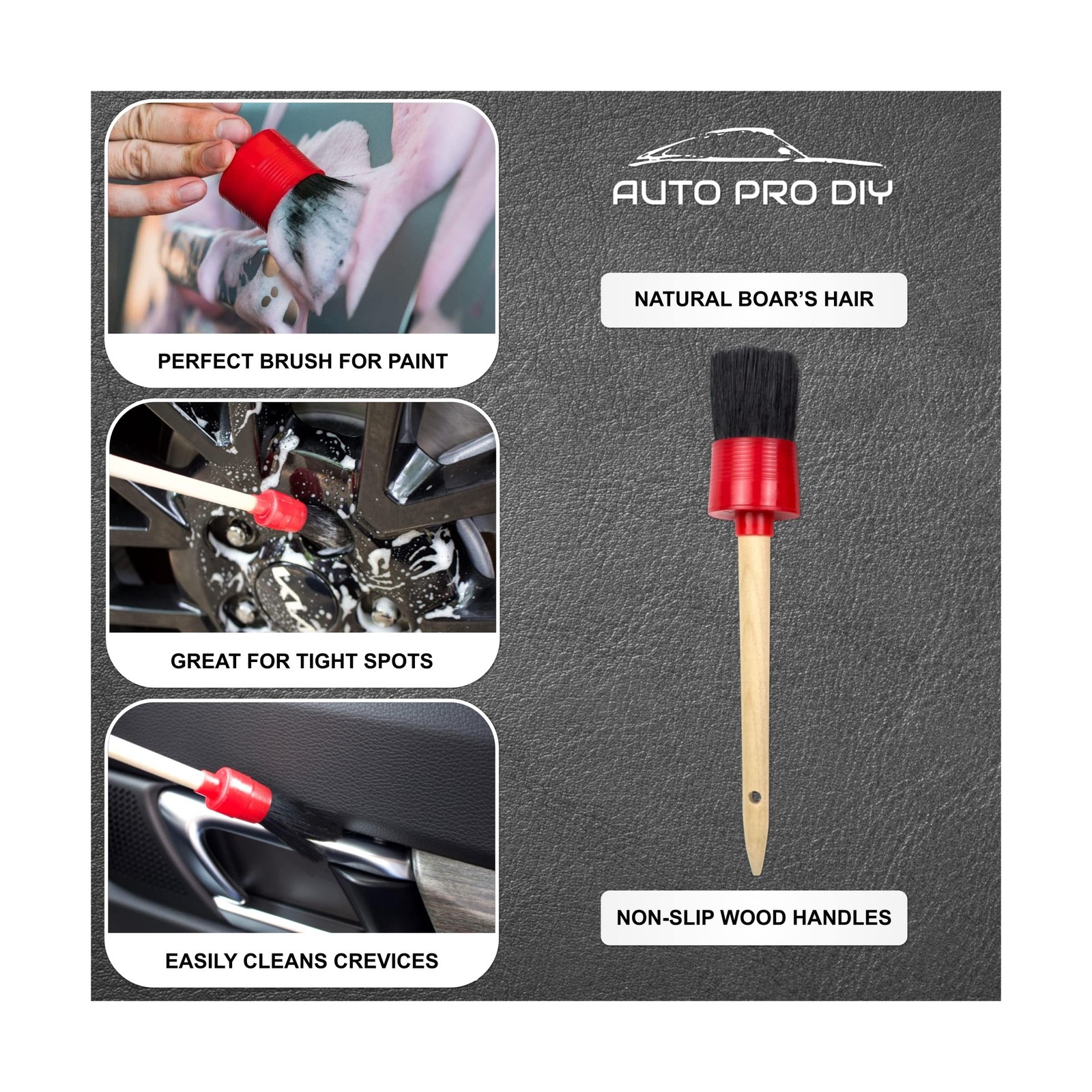 11 Piece Car Detailing Kit Set – Car Wheels, Exterior, Interior Cleaning Deta…