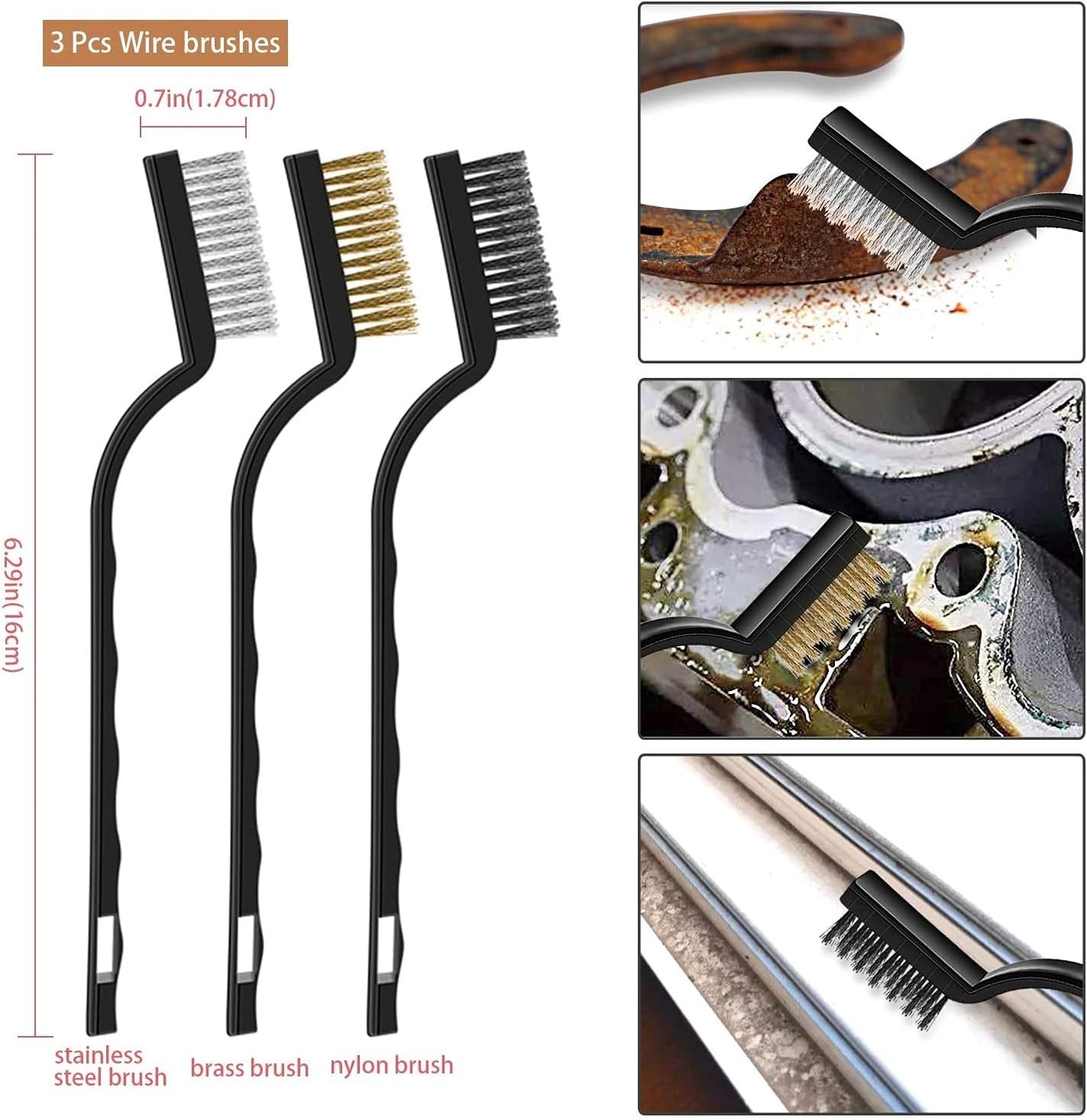 Professional 12-Piece Tire & Wheel Brush Set: Scratch-Free & Versatile Design