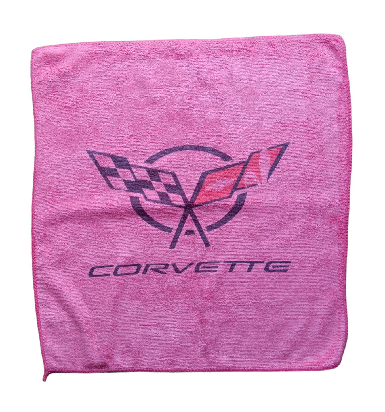 Chevrolet Corvette Microfiber C5 Corvette Cloths, 16in. x 16in., Red (2-Pack)