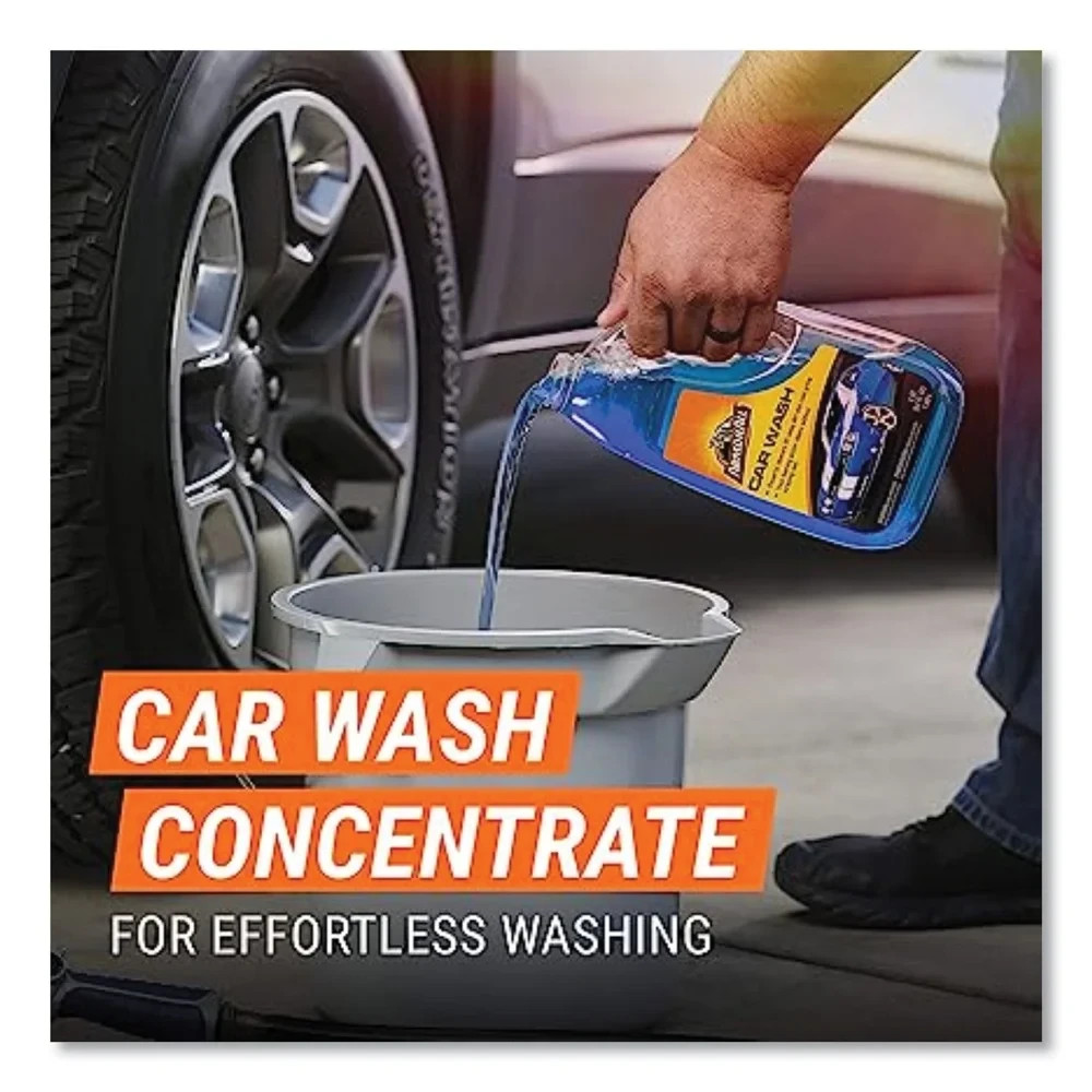 Armor All Car Wash Liquid Clean-Rinsing Formula For Spot-Free – 64 oz. Pack of 4