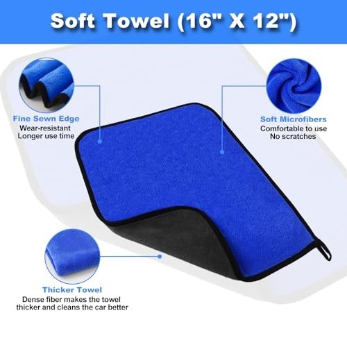 15-Piece Car Interior Detailing Kit – Windshield Cleaner, Brushes & Gel Tools