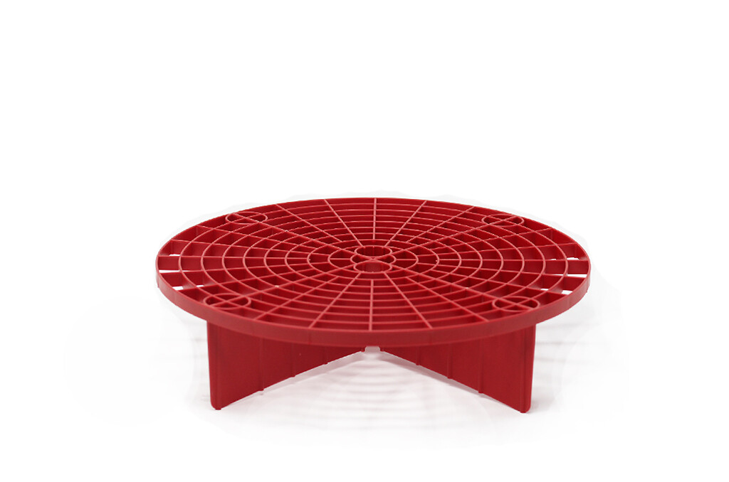 Wash Bucket Car Care GritGuard 3.5 Gal Detailmate Logo Grit Bucket Insert Red
