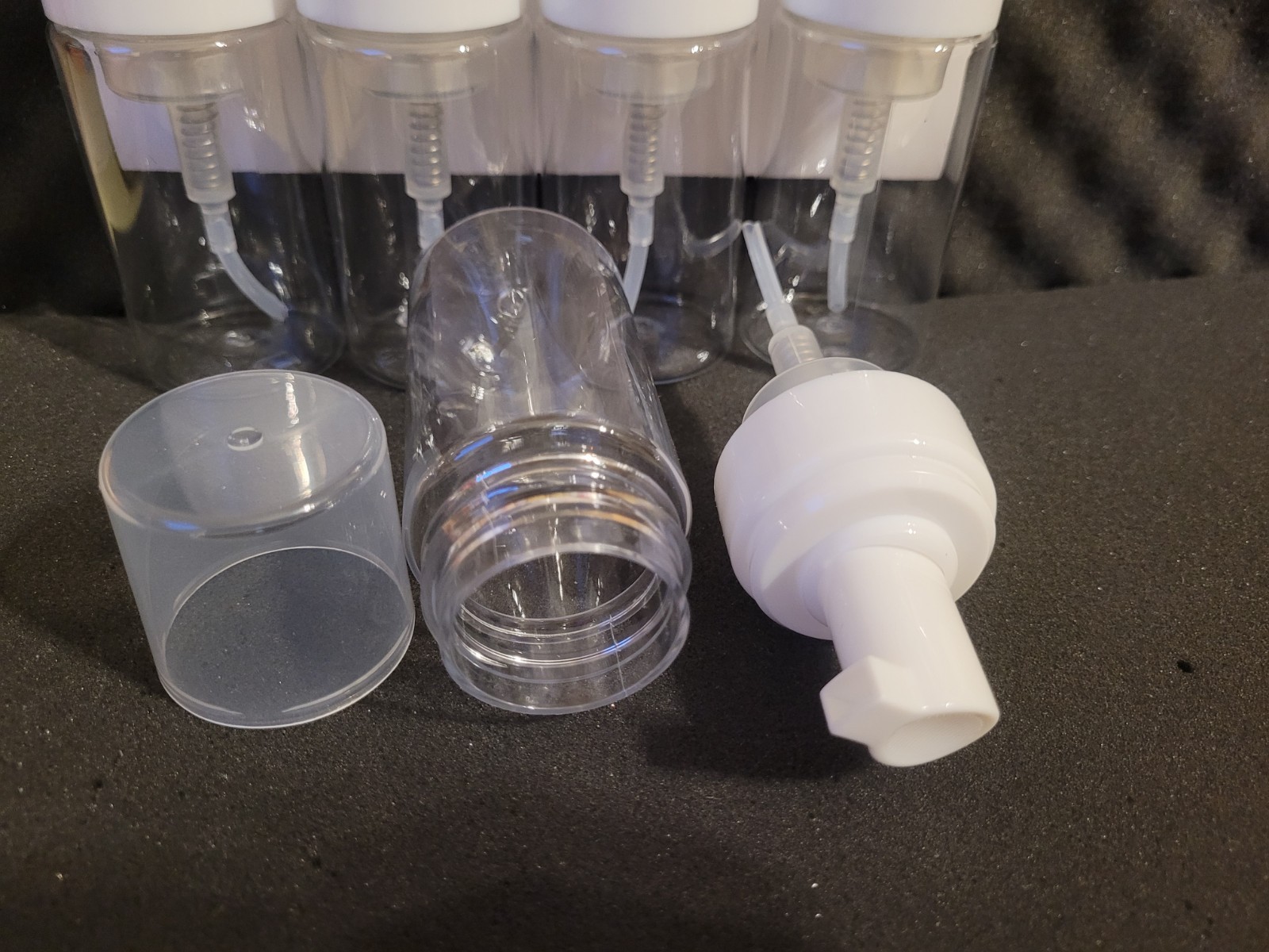 5x 100ml Foam Dispenser Bottle Foamer Dispenser Bottle Transparent New Product