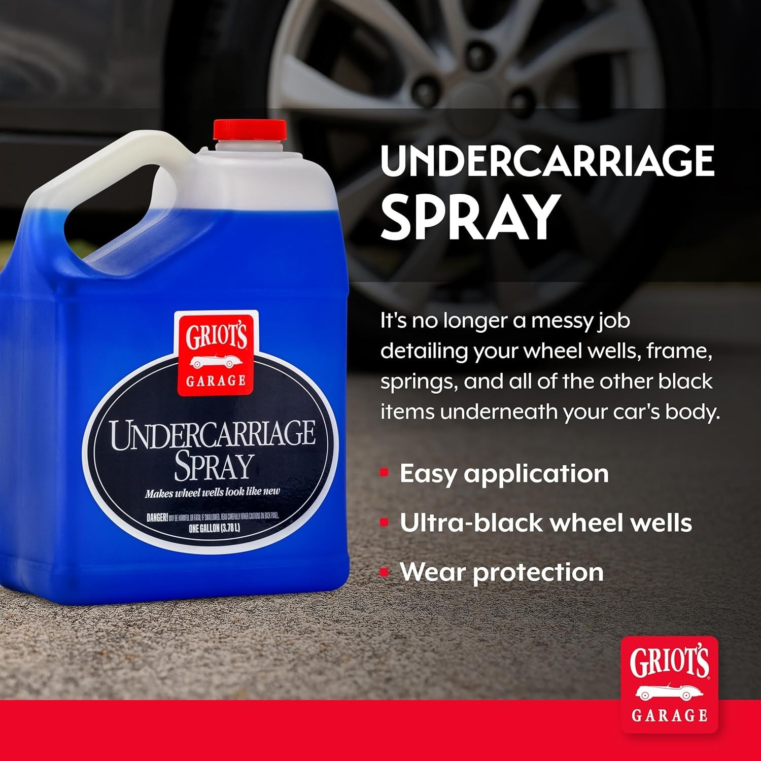 Restorative Undercoating Spray for Vehicles – 1 Gallon, Unscented, Effective