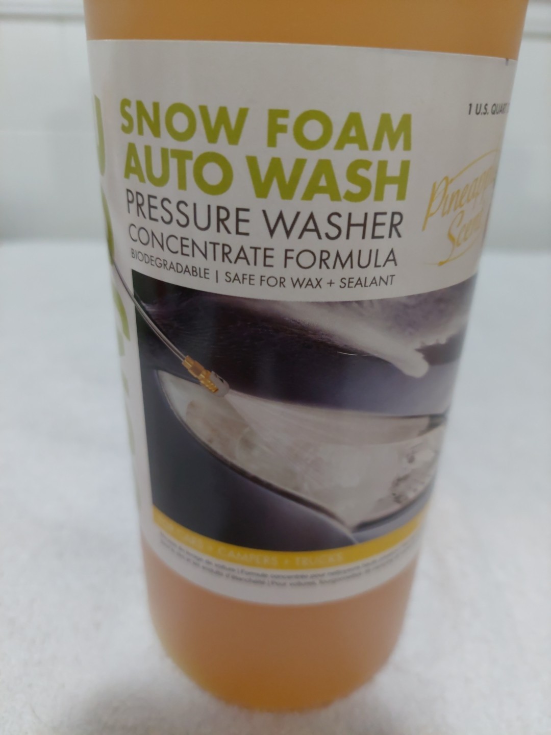 *Sun Joe Pressure Washer Auto Snow Foam Detergent Home & Auto in Orange-Vanilla