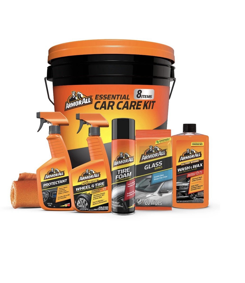 Armor All Car Cleaning Kit for Car Detailing, 8-Piece Set 1 DAY SHIPPING