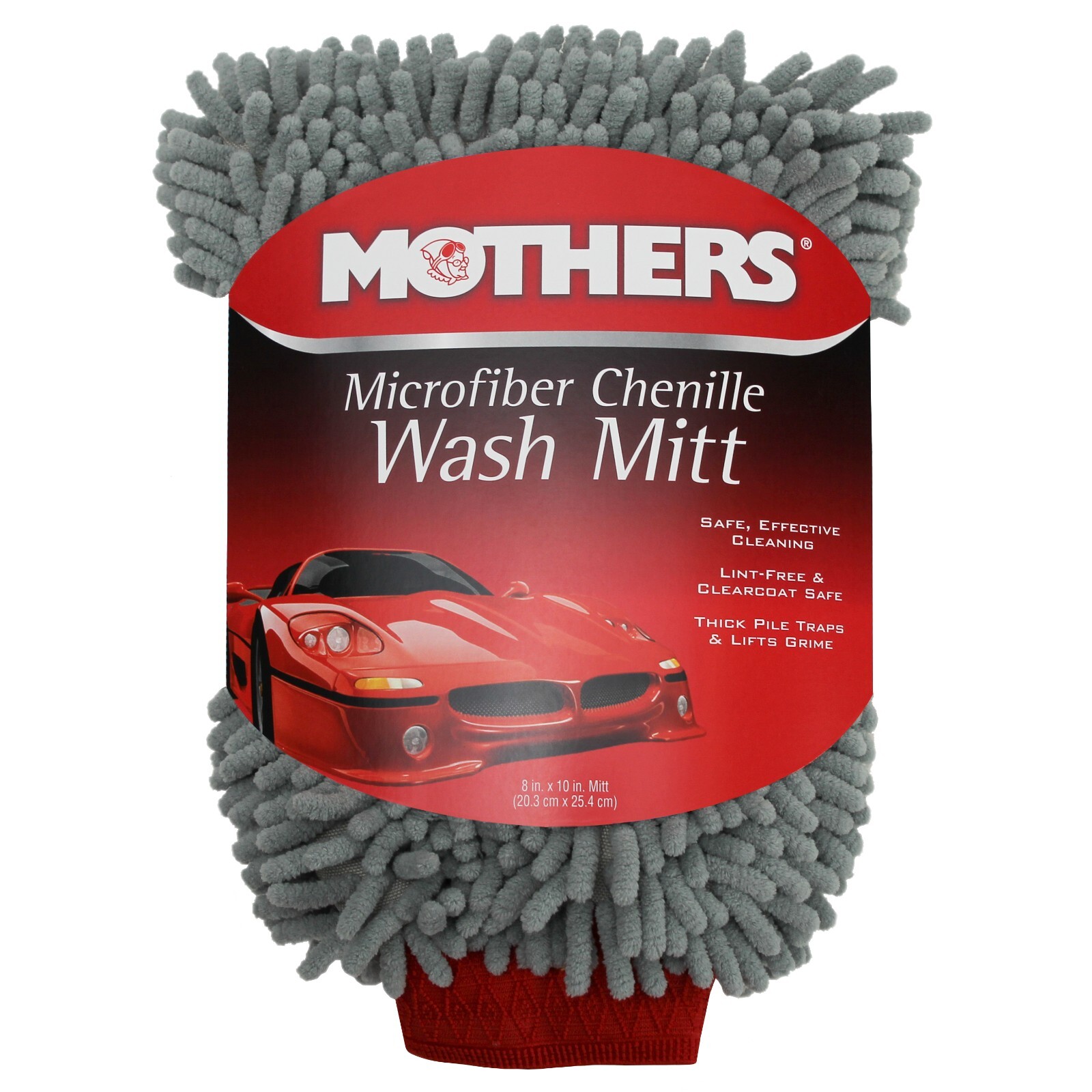 Mothers 05668 + 156400 Ultimate Hybrid Car Wash W/Genuine Chenille Wash Mitts