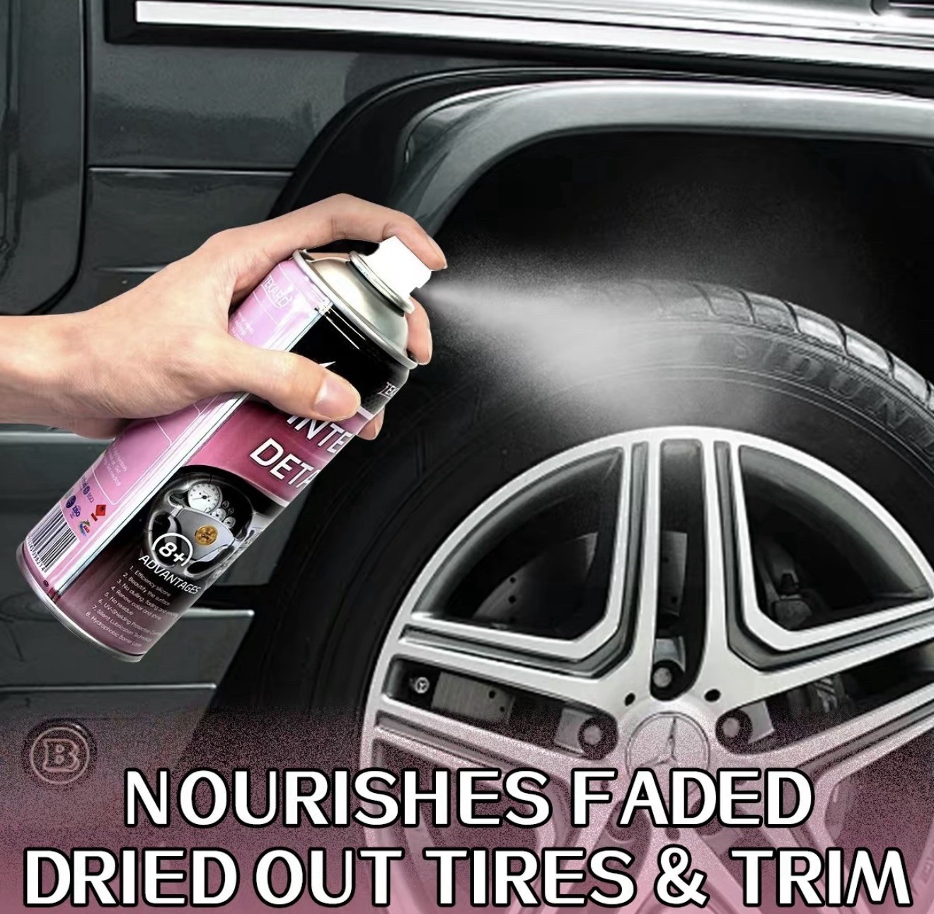 Tekard Interior Detailer RestorerPolishesfor Leather,Plastic ,Rubber