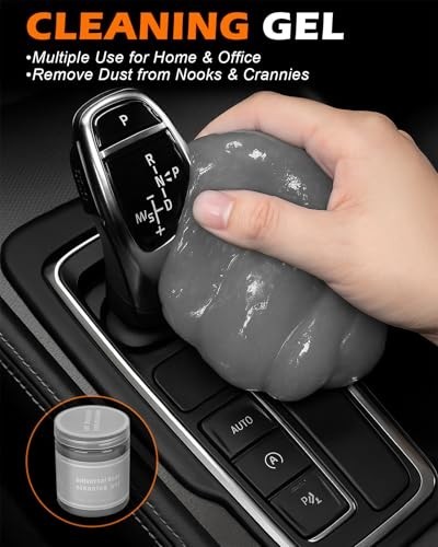 18-Piece Car Interior Cleaning Kit – Windshield Cleaner Tool, Microfiber Pads &