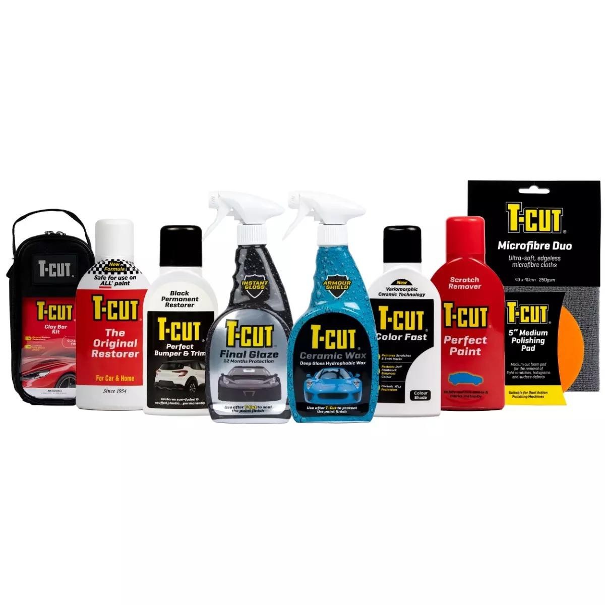 T-Cut Original 500mL Paintwork Restorer Rejuvenator & Medium Polishing Pad
