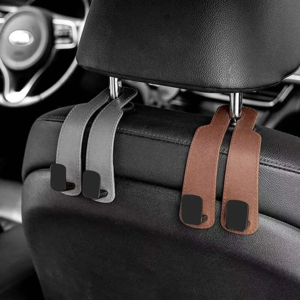 Car Headrest Hooks Hanger for Bags Seat Back Organizer Holder Clips Auto