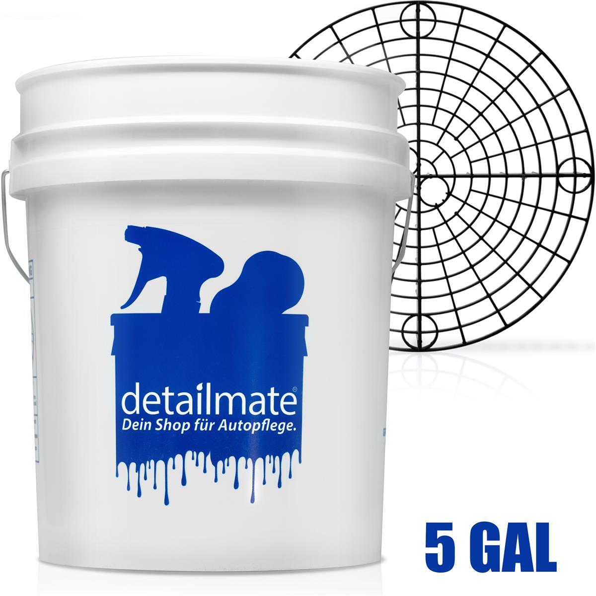 Wascheimer Autopflege GritGuard 5 GAL detailmate + GritGuard Eimeransatz schwarz