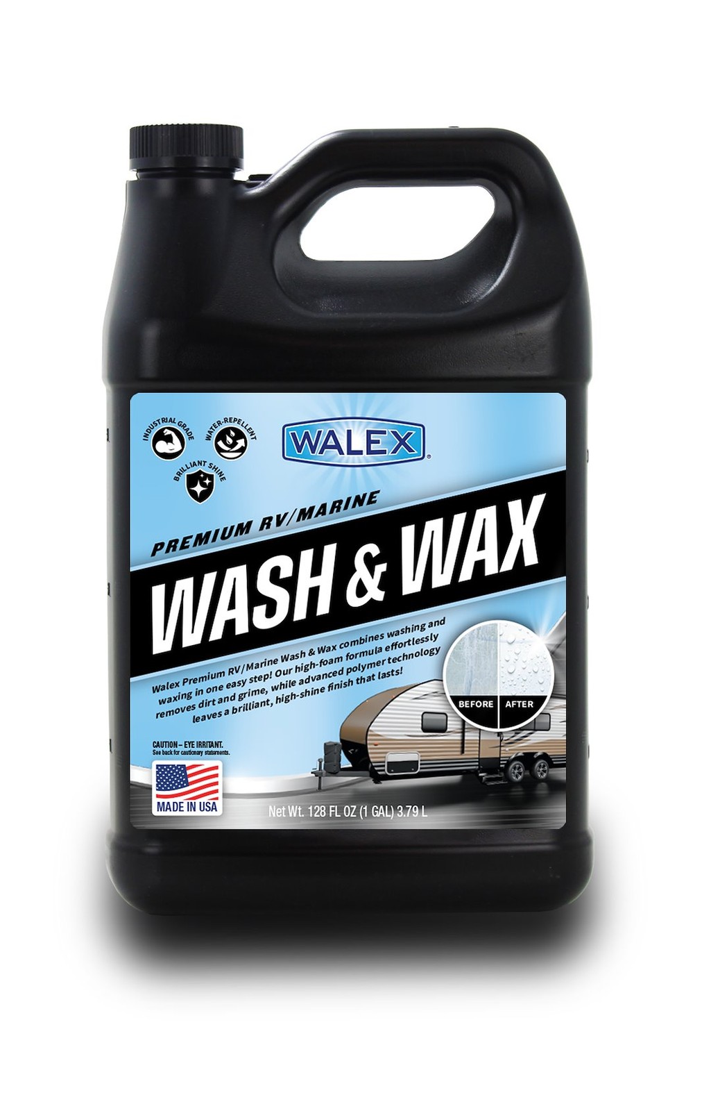 Walex WALWW1G Multi Purpose Cleaner Wash and Wax Single 1 Gallon Jug