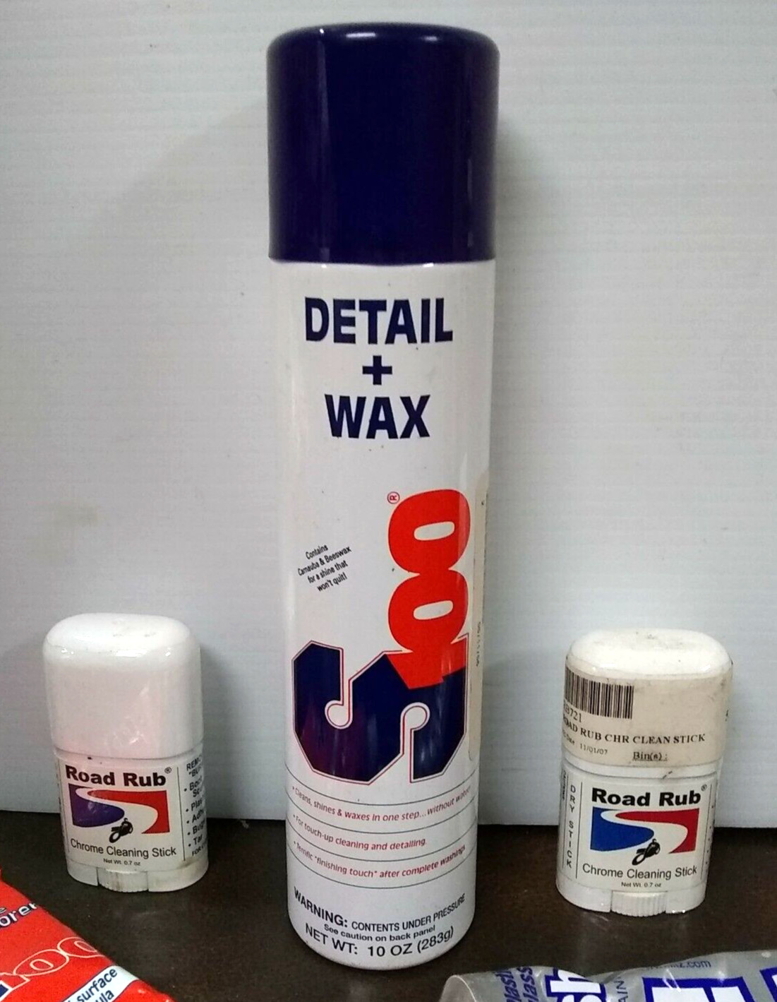 Detail And Wax Cleaning Kit Lot Of 5 For Motorcycle (FC110-2Q2396
