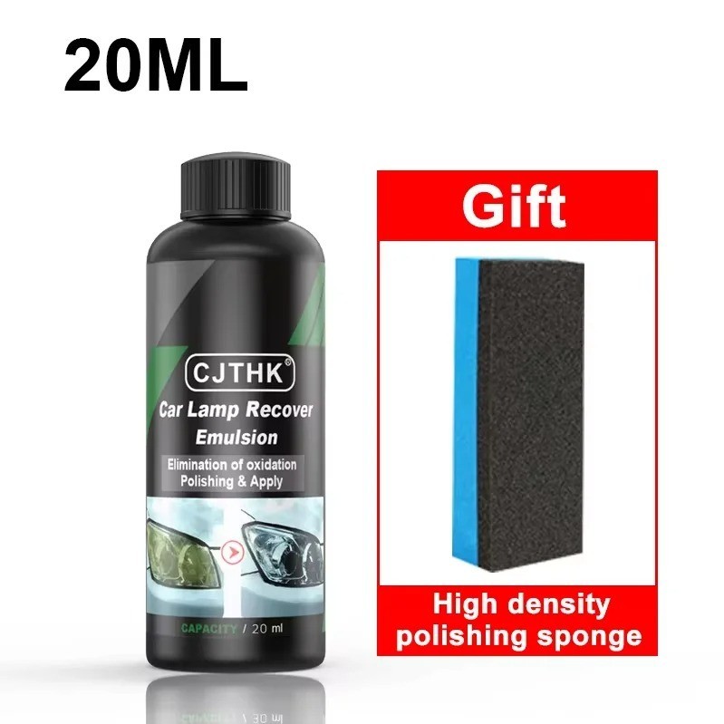 Car Headlamp Scratch Remover Repair Cleaning Paste Polish Liquid Kit