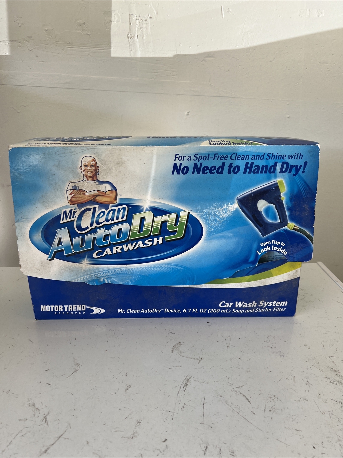 NEW Mr Clean Auto Dry Car Wash Spray System w/ Soap Starter Filter Touchless Kit