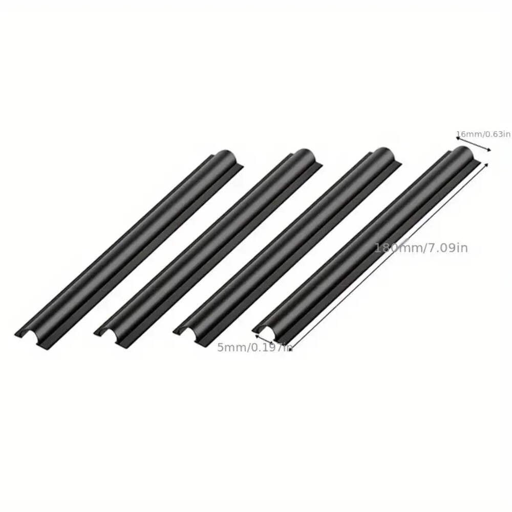4Pc Sleek Car Cable Organizer Kit Universal Sleeves for a Neat Damage-Free SUV