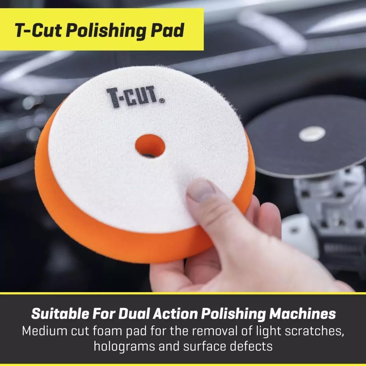 T-Cut Original 500mL Paintwork Restorer Rejuvenator & Medium Polishing Pad