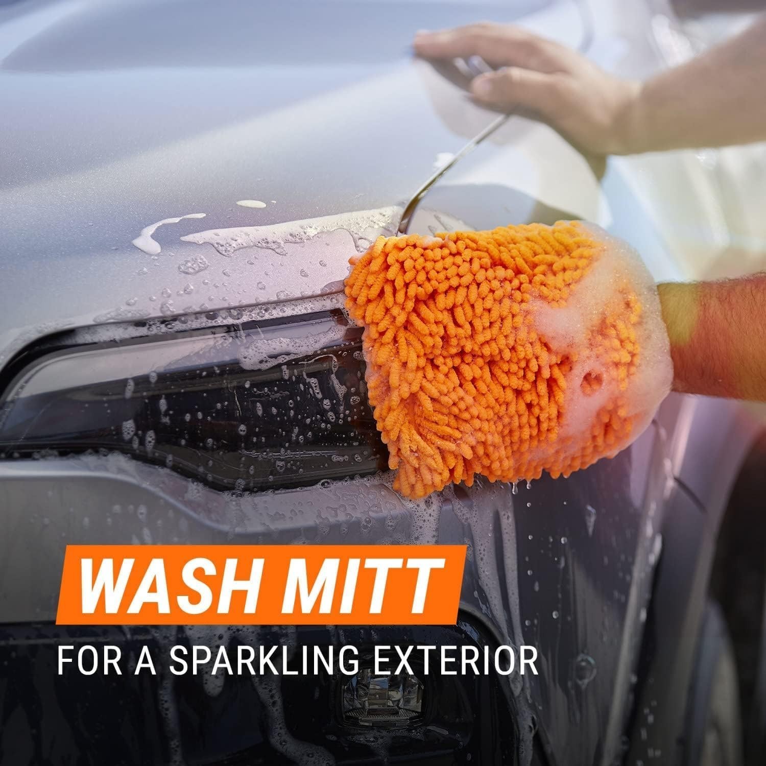 Car Wash Kit Includes Soap Mitt Towel Auto Exterior Cleaning Supplies