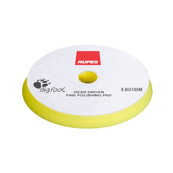 Rupes 9.Bg150M Yellow Buffing Pad for Fine Dual Action Polisher 130/140 mm