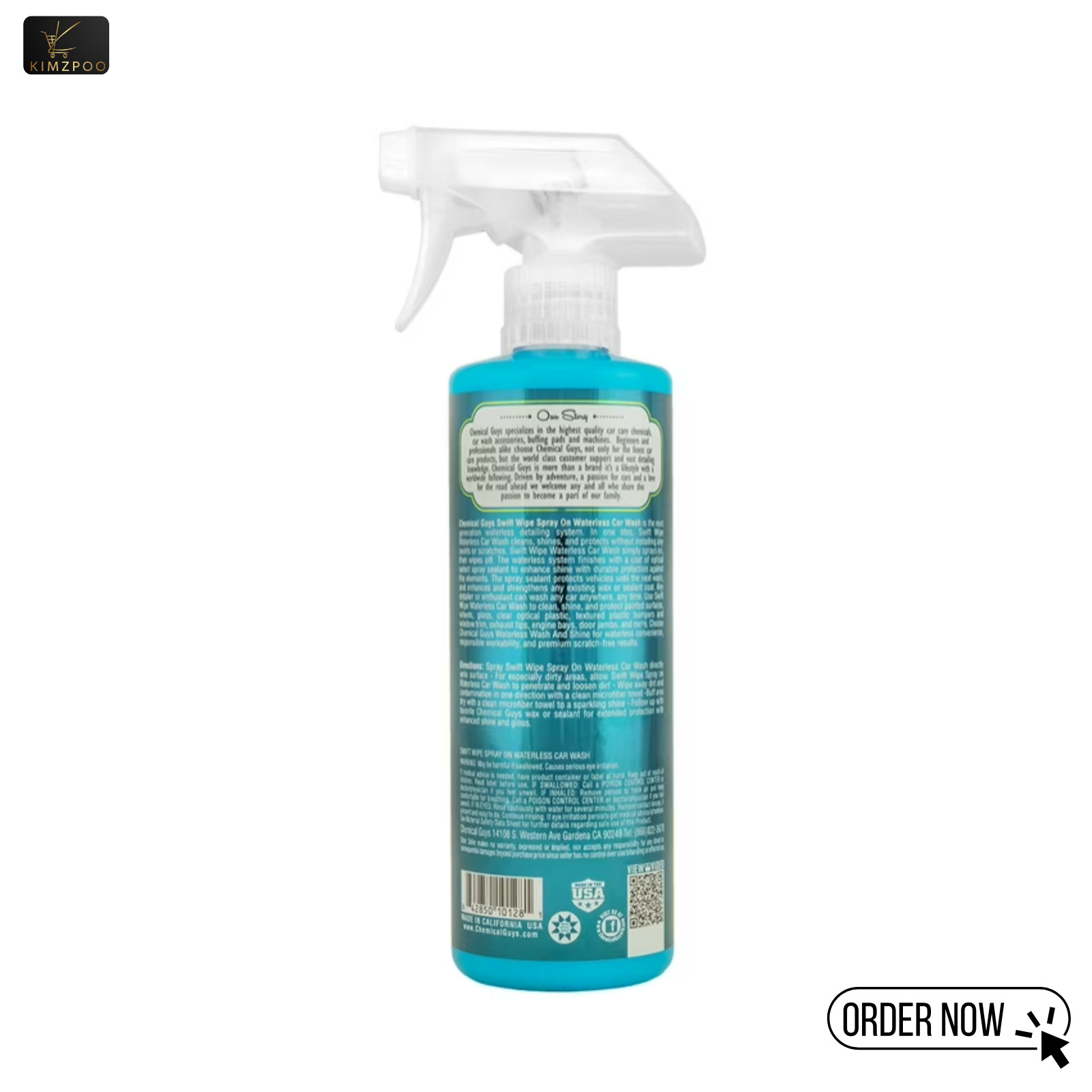 2-Pack Chemical Guys Swift Wipe Waterless Car Wash 16 oz, Quick Detailer Spray