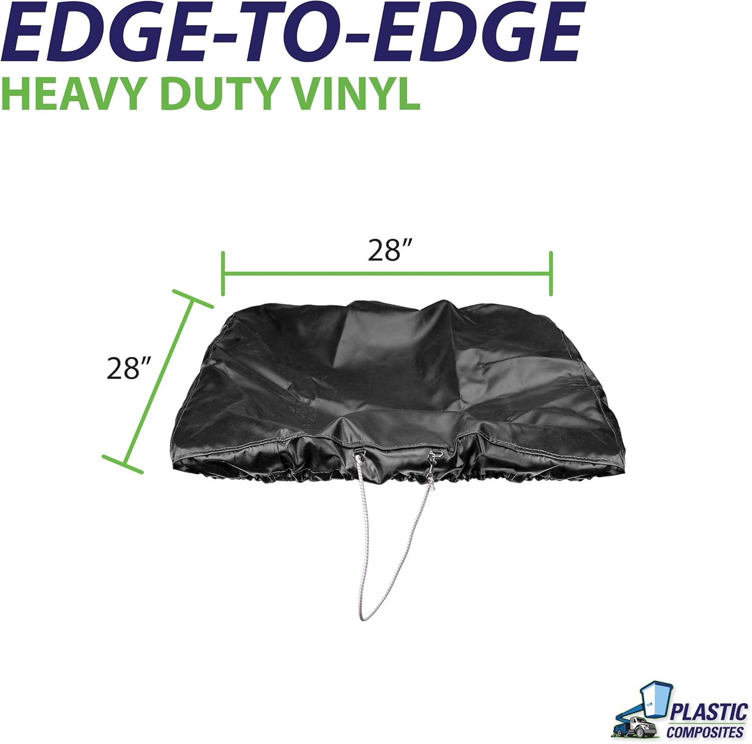 Bucket Truck Parts HEAVY DUTY Elastic Banded 28" x 28", Top