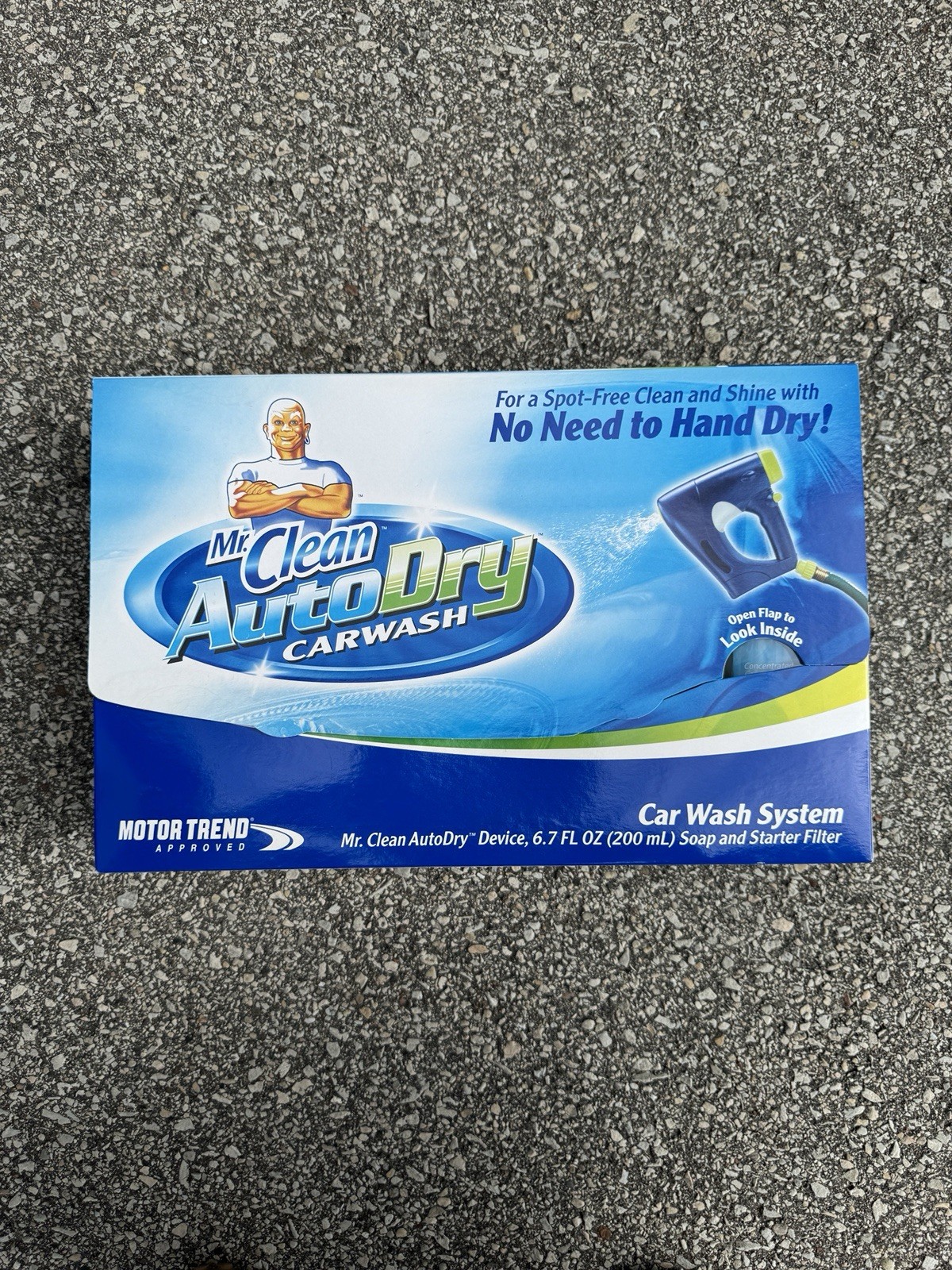 Mr Clean Auto Dry Car Wash Spot Free Clean & Shine Spray System Starter Kit New