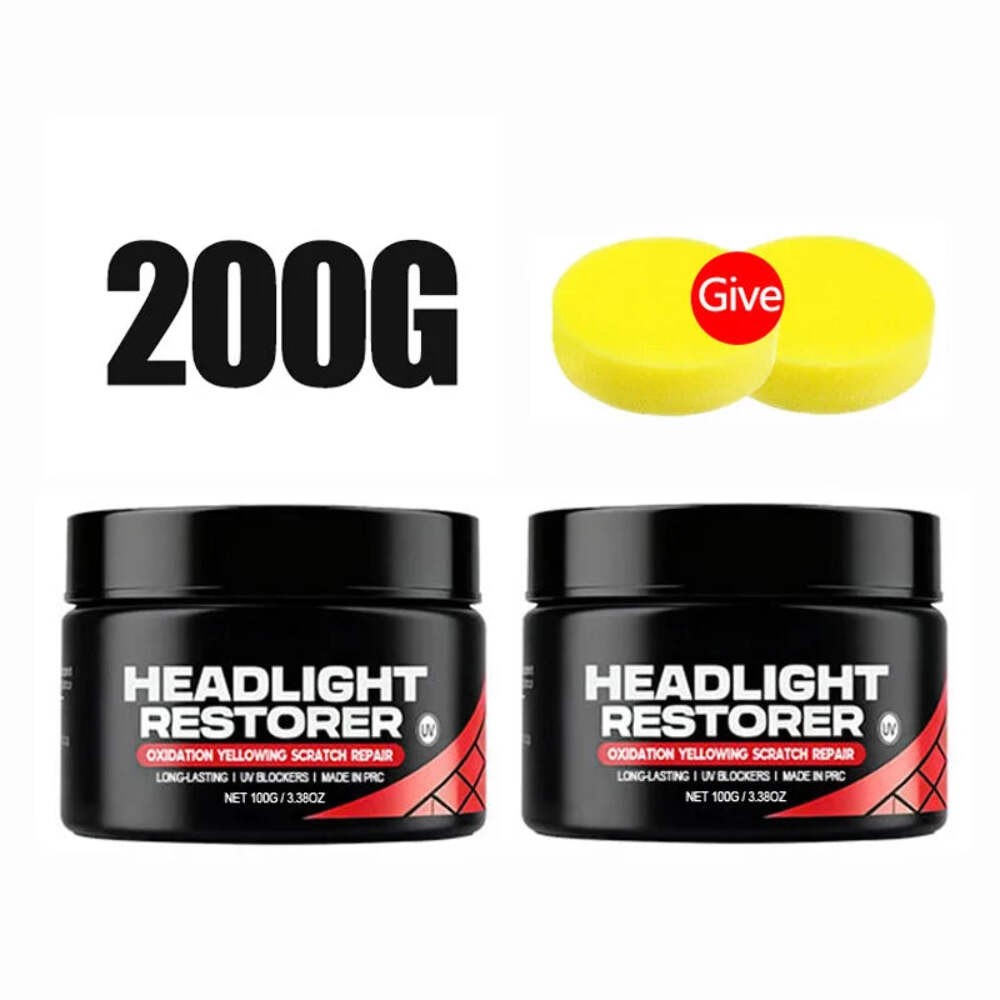 Professional Car Headlight Restoration Yellowing Oxidation Fogging Removes SUV