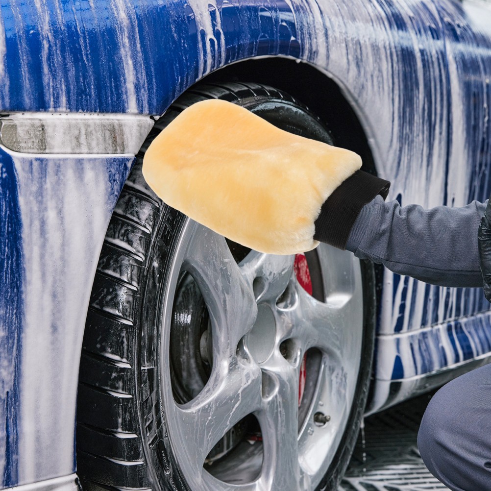 Vehicle Washing Mittens Soft Car Cleaning Glove Waterproof Gloves Accessories