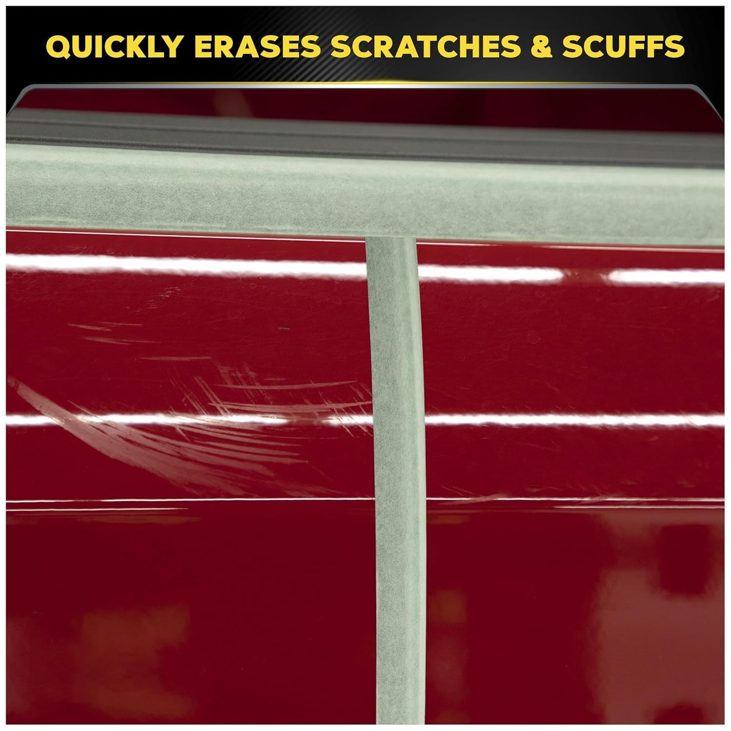 Drill-Mounted Car Scratch Eraser Kit with Microfiber Towel – Clear Coat Safe