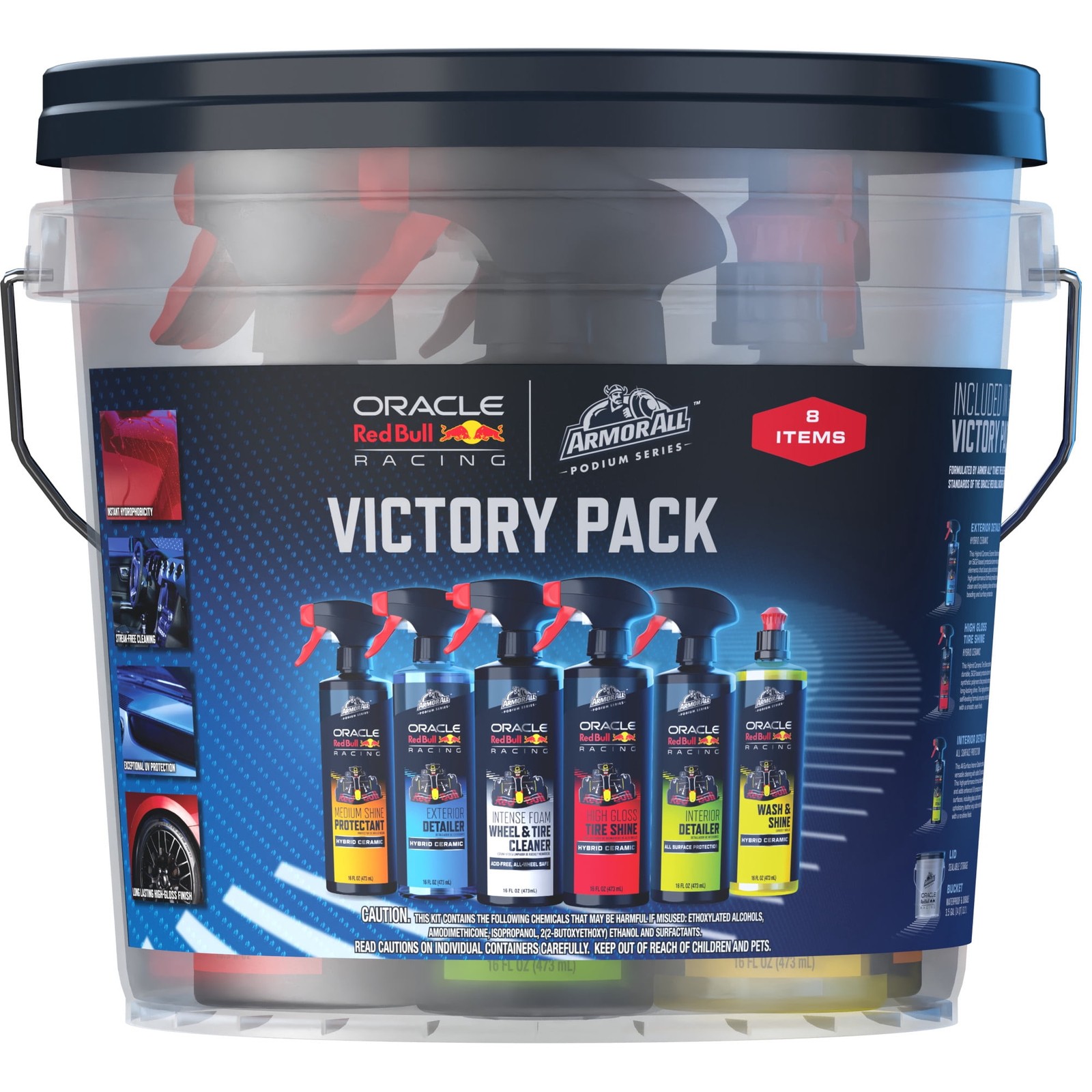 Armor All Podium Series Victory Pack Car Detailing Kit, 8-Piece