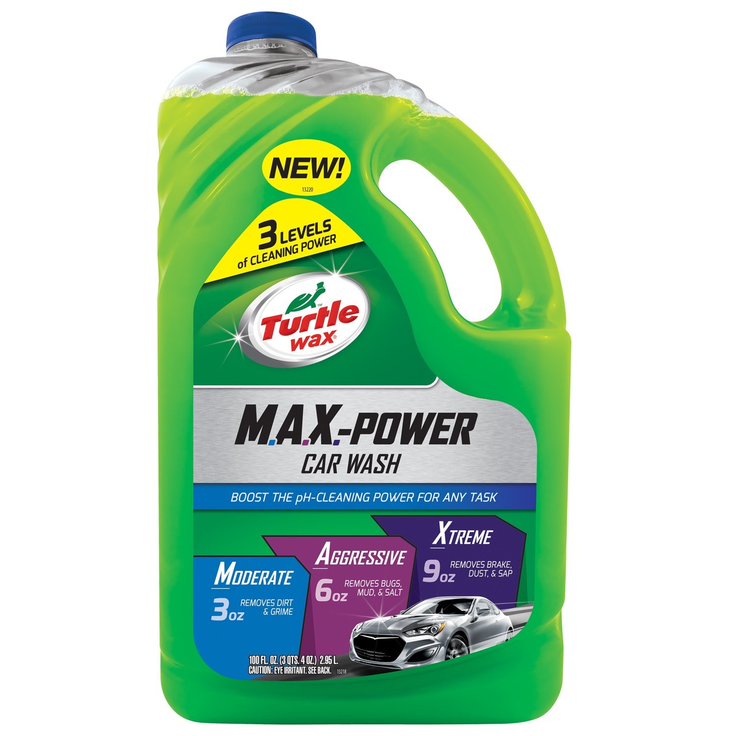 Turtle Wax 50597 Max Power Car Wash – 100 Fl Oz.