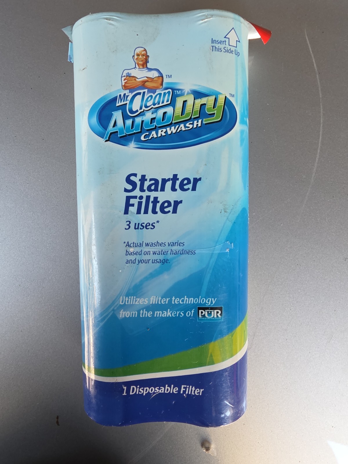 Mr. Clean Auto Dry Car Wash Starter Filter 3 Uses 1 Disposable Filter NOS 2003