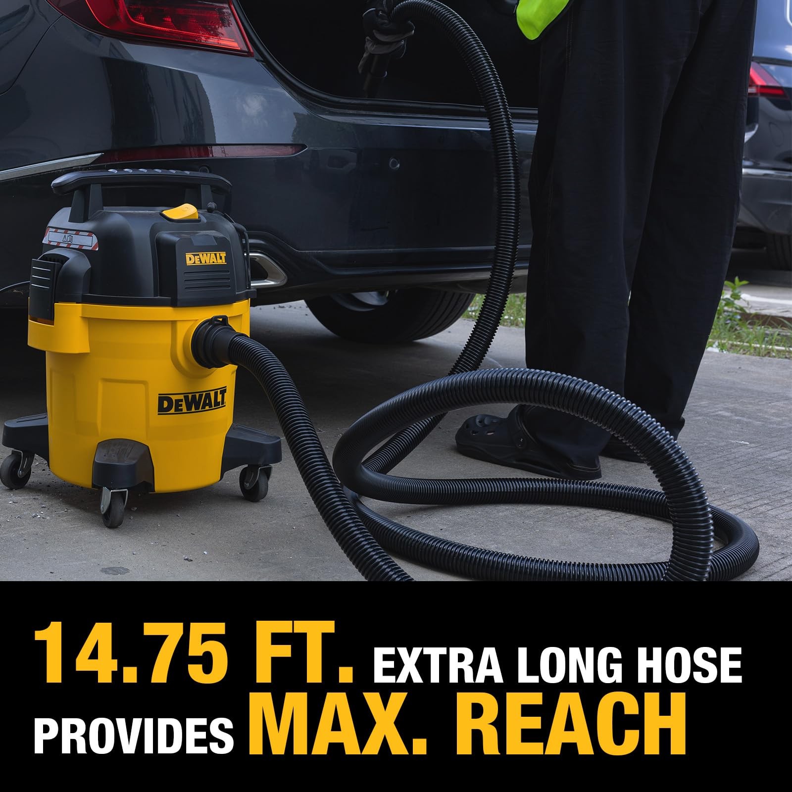 DEWALT 8Piece Car Detailing Vacuum Hose Accessory Kit, Shop Vac Attachments f…