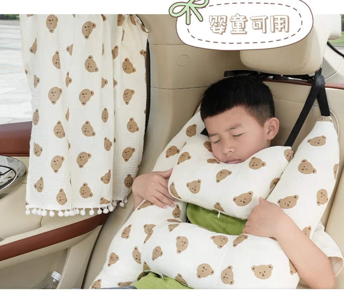Cartoon Car Curtains Car Sunshade Side Curtains Embedded Rail Car with Sun