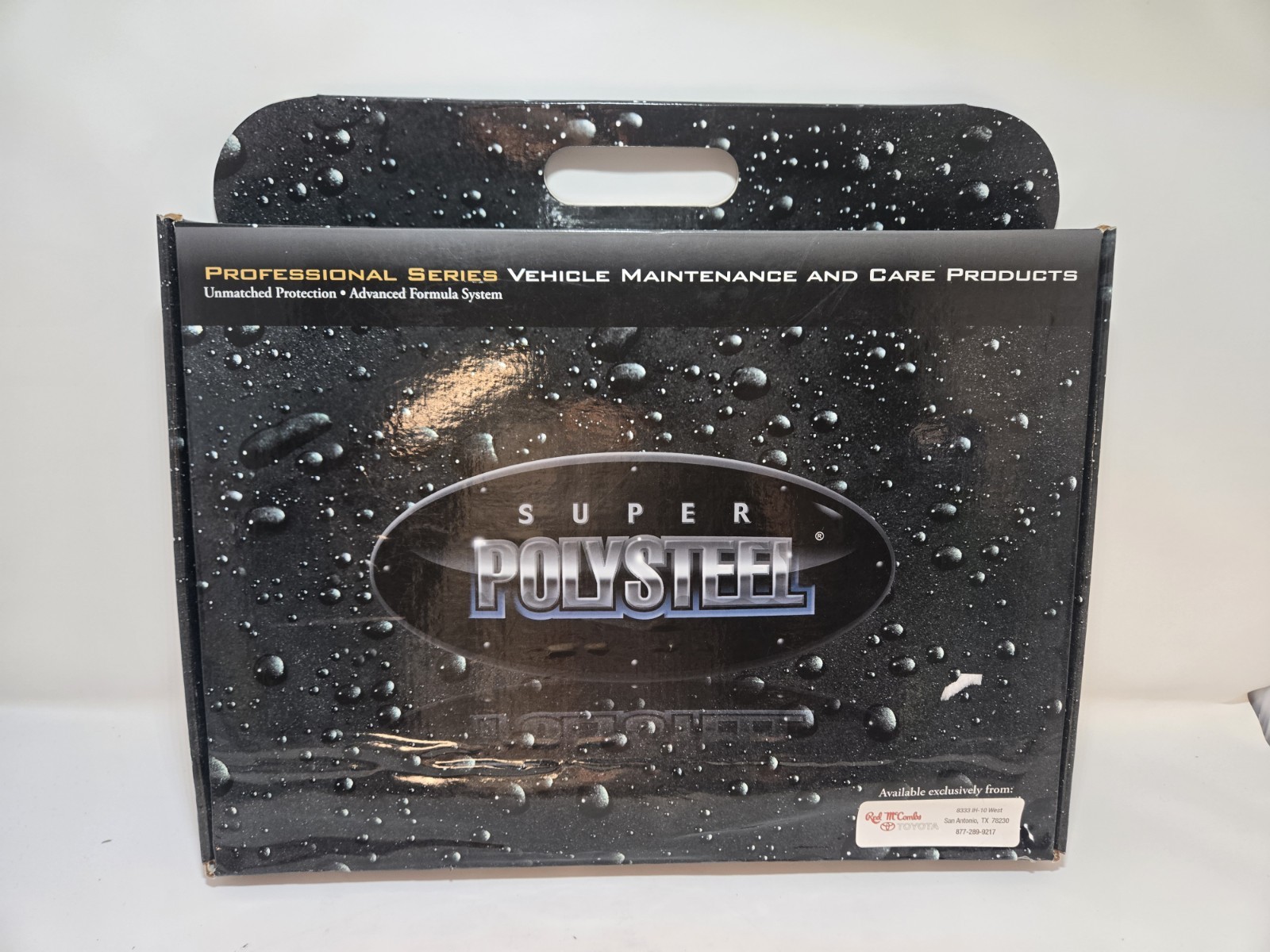 SUPER POLYSTEEL Professional Series Vehicle Maintenance and Care Products Unused