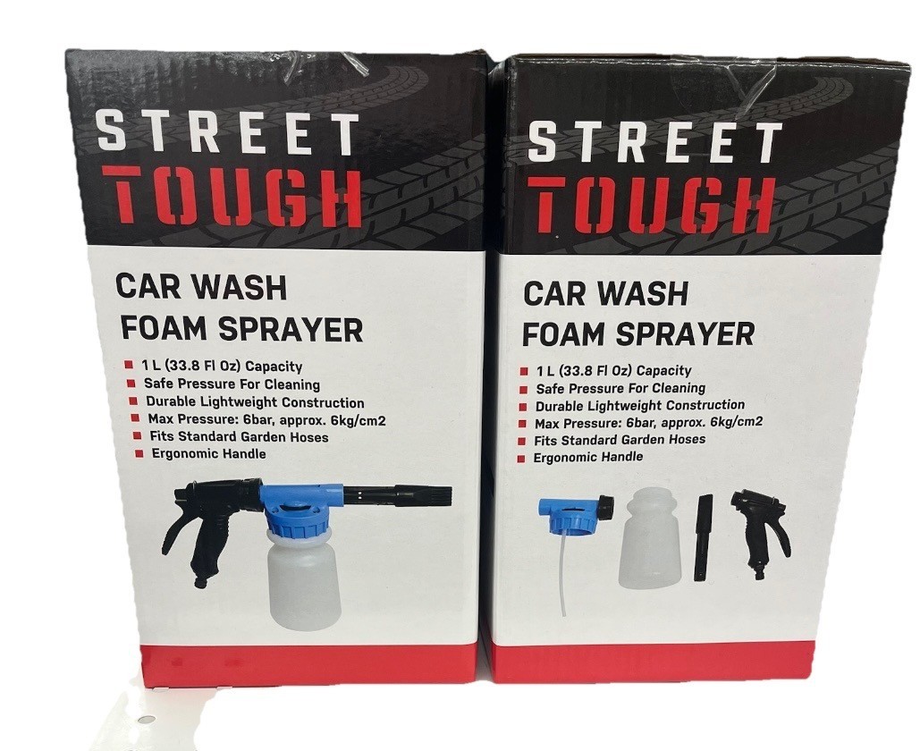 1/4″ Snow Foam Cannon Gun Car Wash Soap Lance Sprayer Pressure Washer Bottle Kit