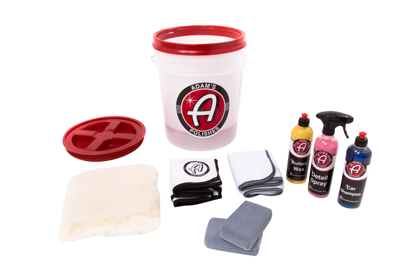 Adams Car Wash Detail Package Polishes Wash & Wax Kit New 19355473
