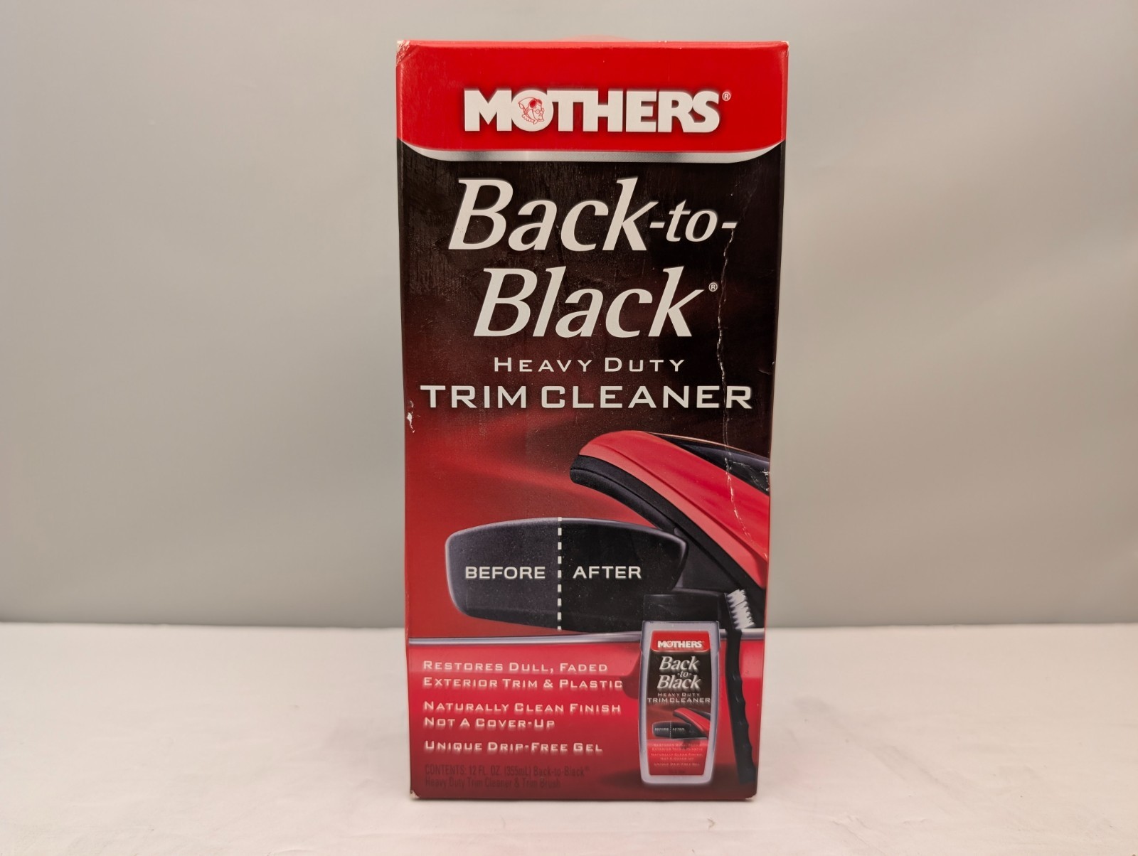 MOTHERS Back To Black Heavy Duty Trim Cleaner Kit | 12 fl oz | 06141 | OPEN BOX