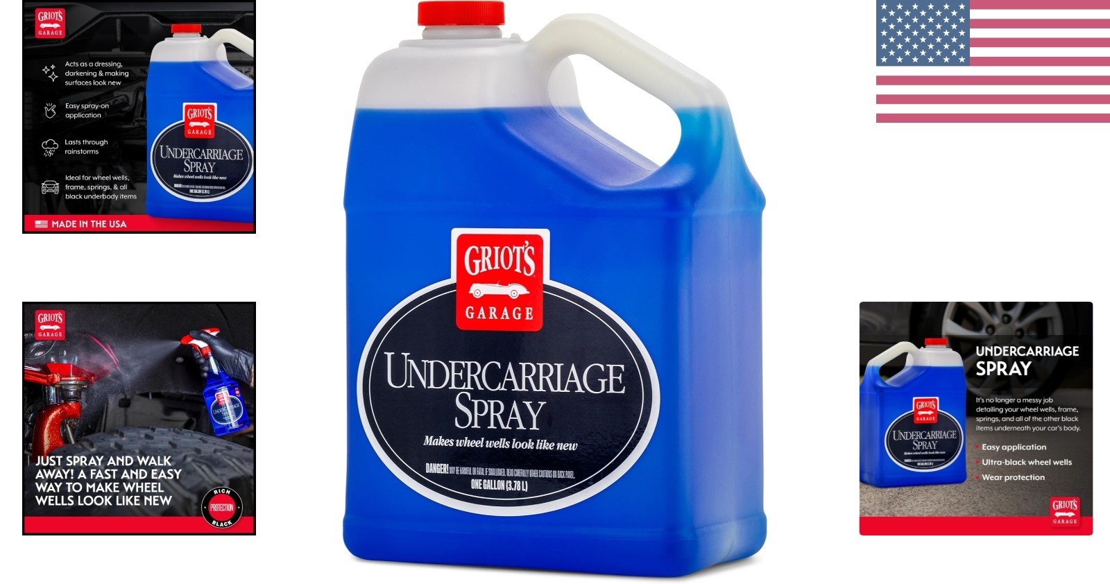 Restorative Undercoating Spray for Vehicles – 1 Gallon, Unscented, Effective