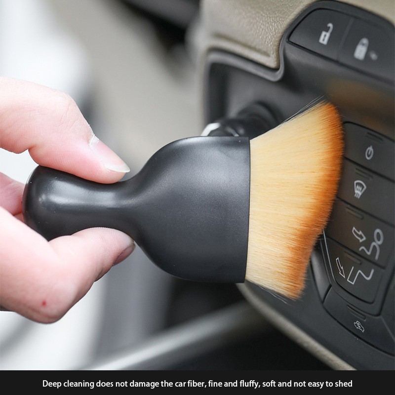 Car Interior Care Brush Premium Bristles Dashboard Screen Air Vent Gap Cleaner