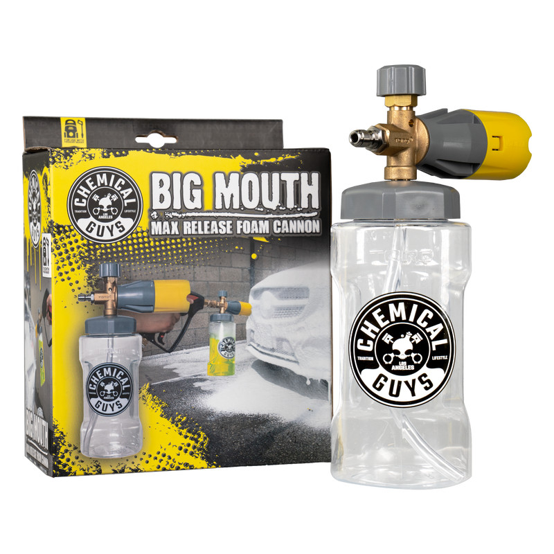 Chemical Guys EQP324 – Big Mouth Max Release Foam Cannon For Pressure Washers