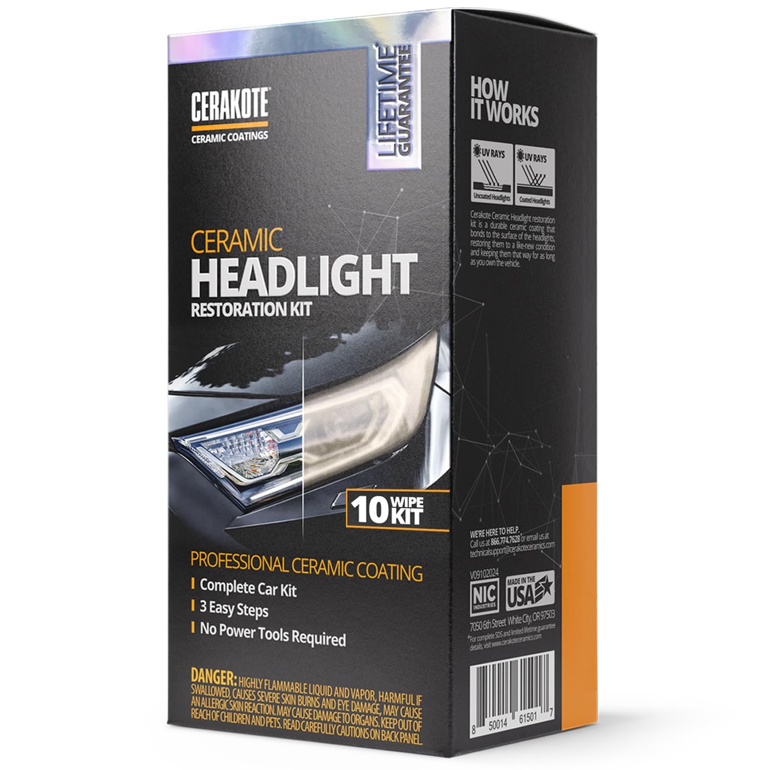 CERAKOTE® Ceramic Headlight Restoration Kit – Guaranteed To Last As Long As Y…