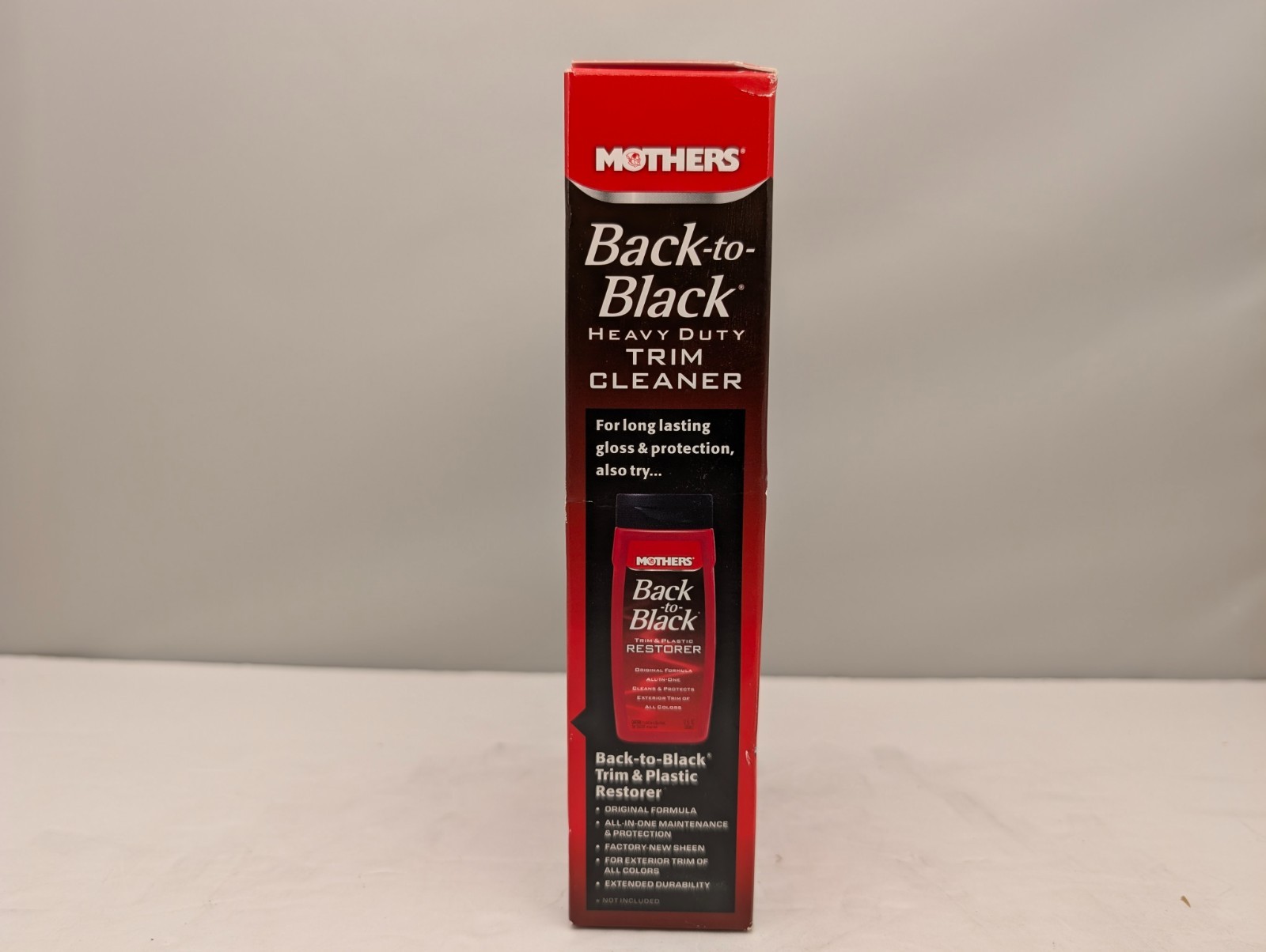 MOTHERS Back To Black Heavy Duty Trim Cleaner Kit | 12 fl oz | 06141 | OPEN BOX