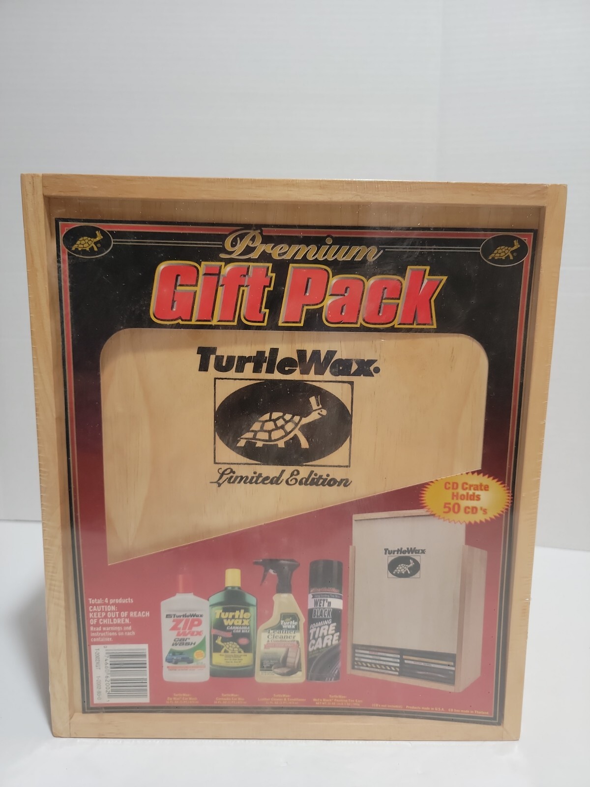 turtlewax Premium gift pack Vintage Unique Turtle Wax. Limited Edition Wood Box