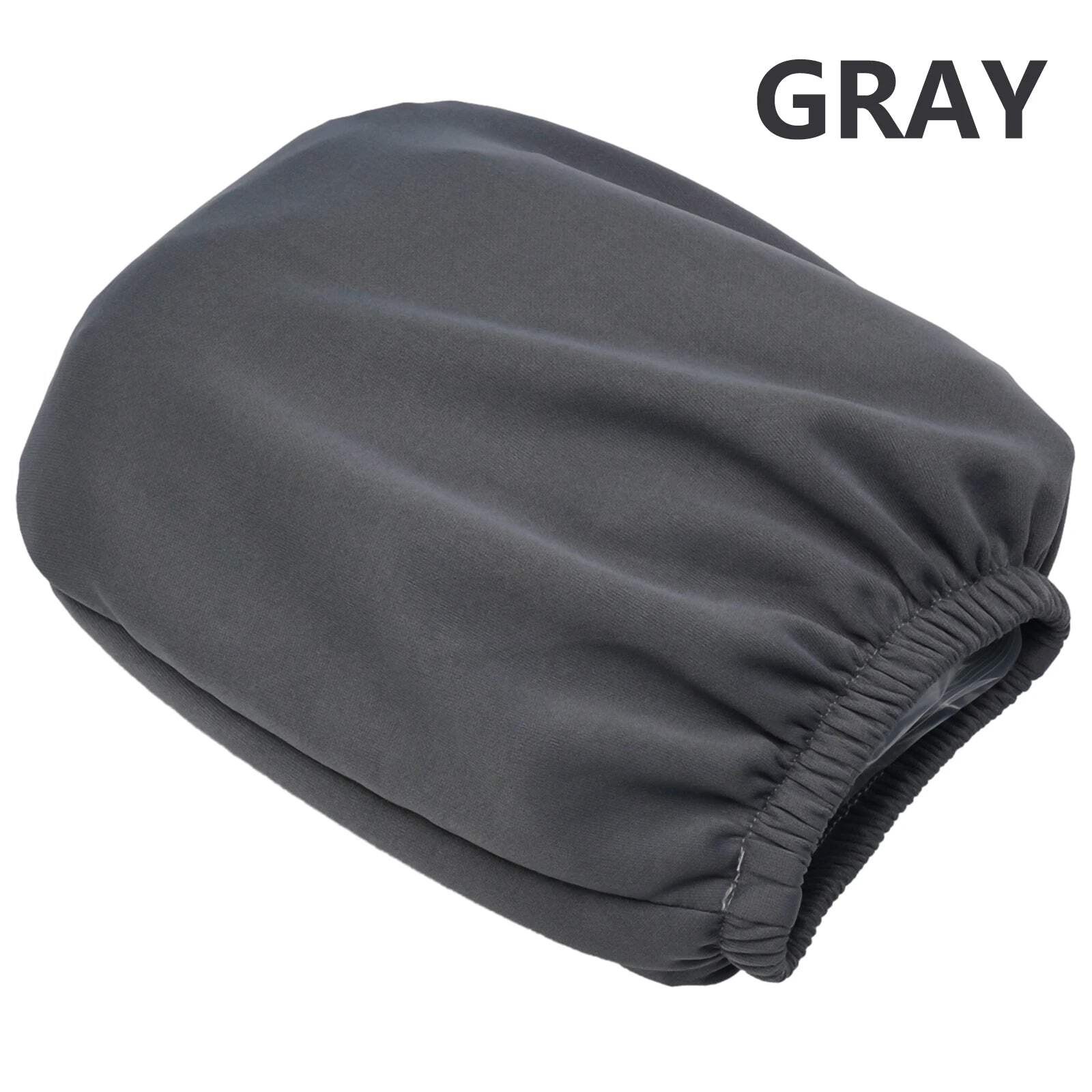 1pc Premium Cloth Headrest Cover For Car Truck SUV Auto Universal Elastic Neck