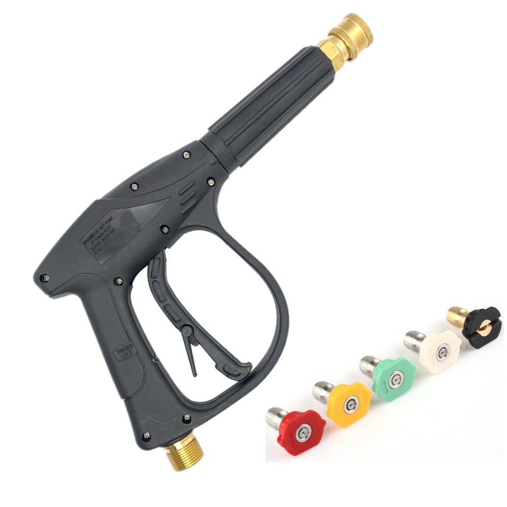 1/4″ High Pressure Power Washer Spray Gun For Garden Yard Car Wash Clean 3000PSI