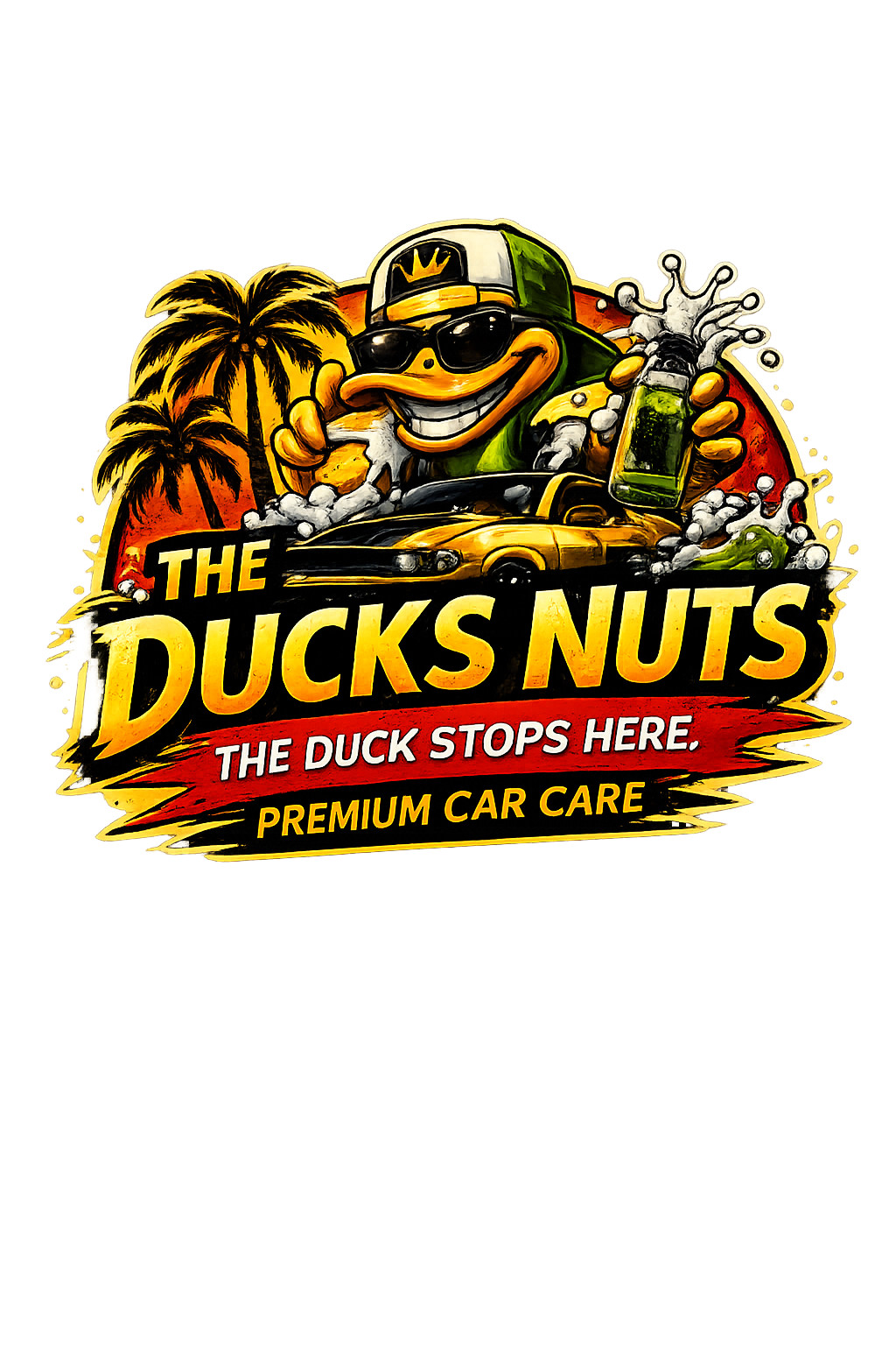 Ducks Nuts Banana Foam Car Wash Soap 32oz High Suds Auto Shampoo