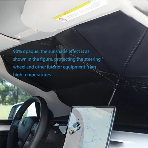 car sunshade car sunshade retractable sunscreen heat insulation front windshield