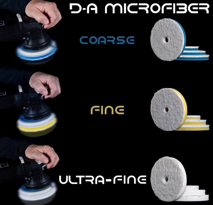 Rupes Microfiber Buffing Pad Coarse Diameter 135mm Piece 1